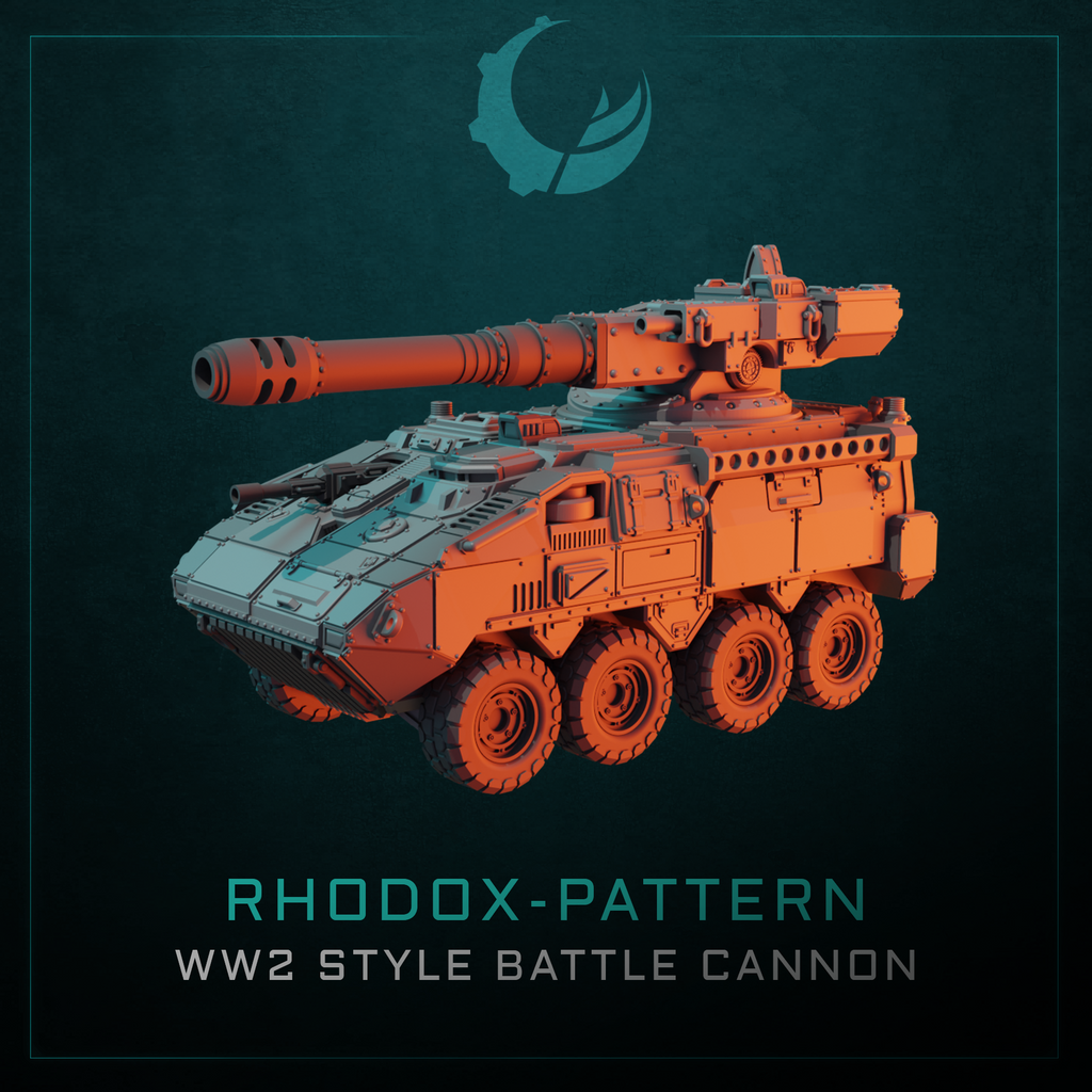 Rhodox-Pattern WW2 Style Battle Cannon