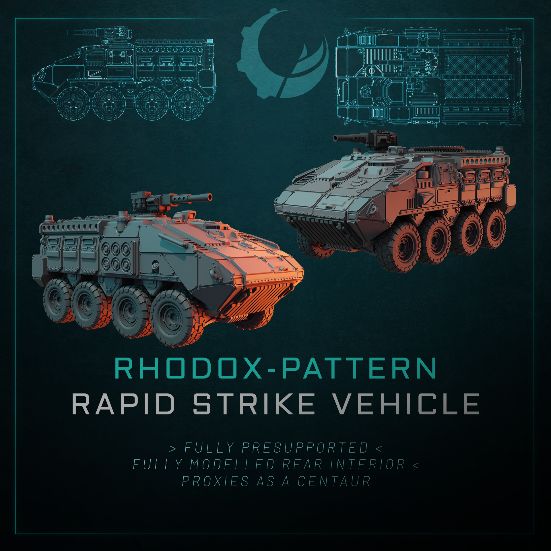 Rhodox-Muster Schnellangriffsfahrzeug