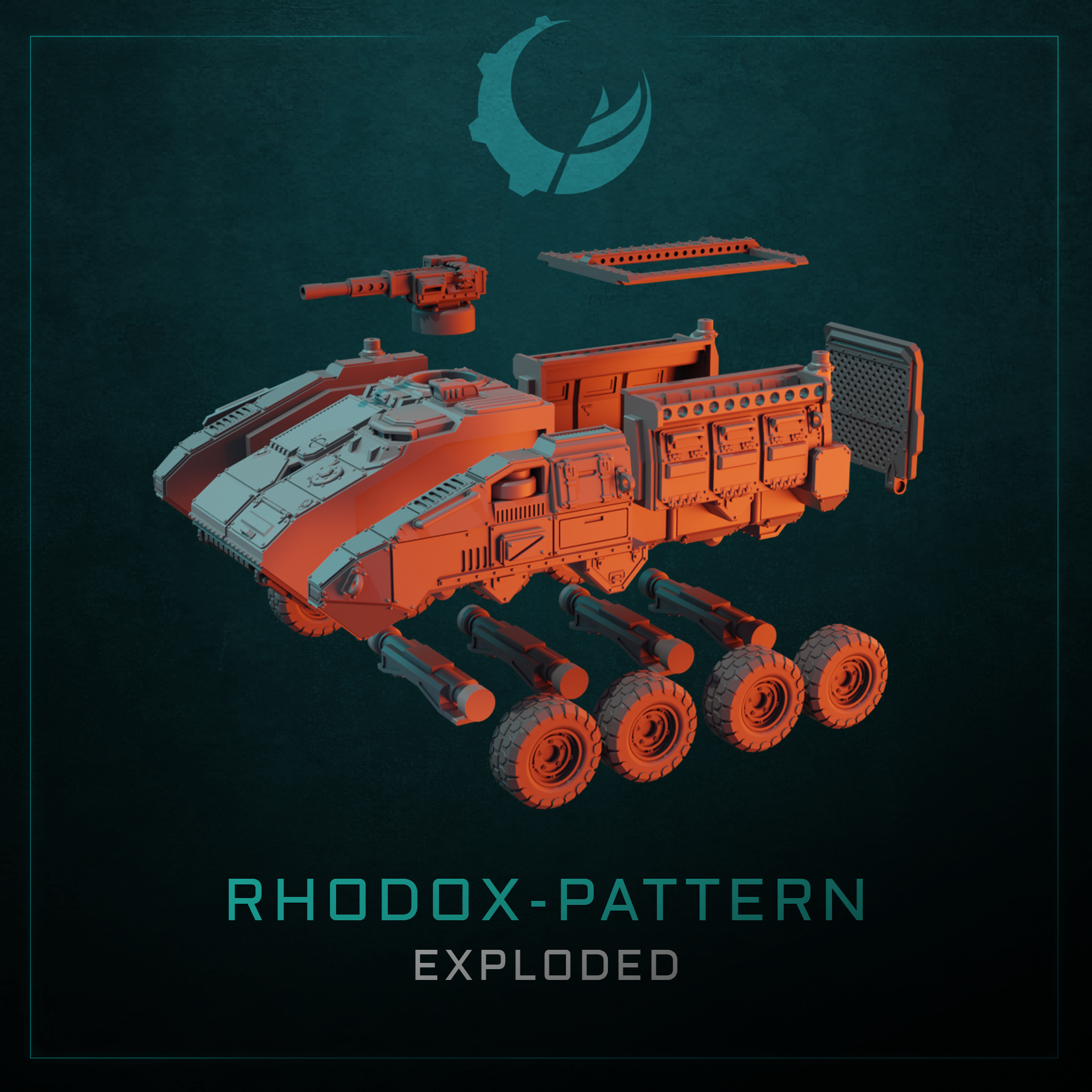 Véhicule d'attaque rapide à motif Rhodox